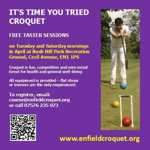 Enfield Croquet club leaflet
